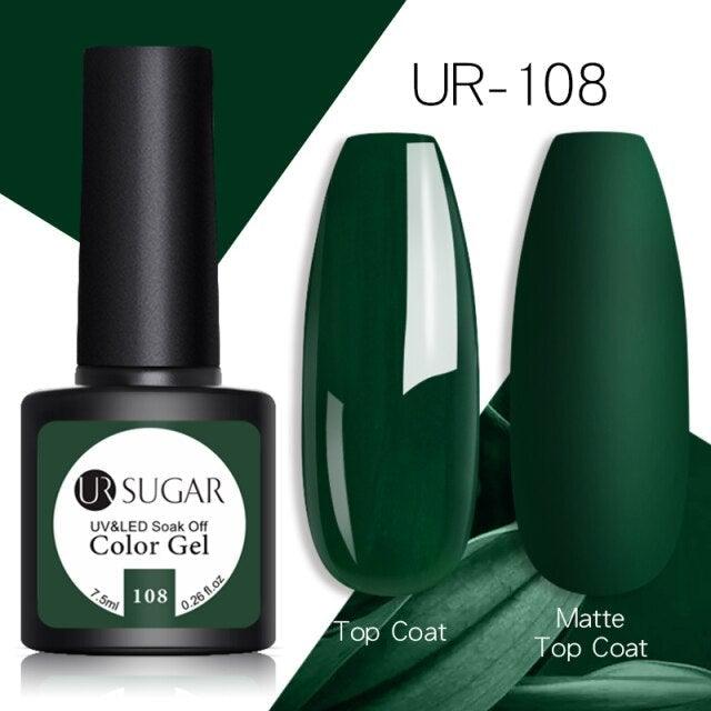 2022 Modern Spring Green Gel Nail Polish Colorful UV LED  Long Lasting Varnish Modern High Quality Design For Girls and Womens