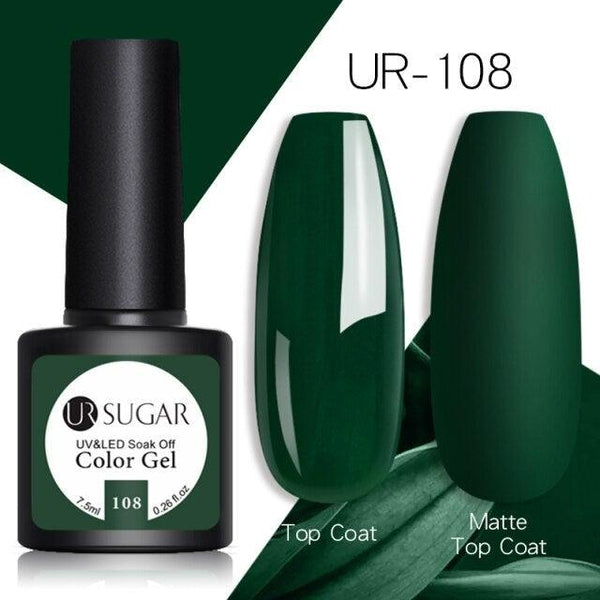 2022 Modern Spring Green Gel Nail Polish Colorful UV LED  Long Lasting Varnish Modern High Quality Design For Girls and Womens