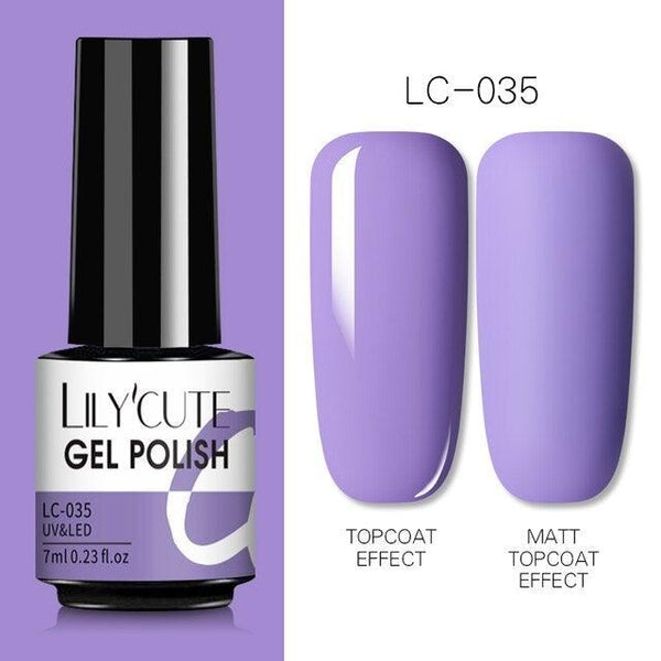 2022 New Fashion Purple Womens Nail Gel 7ml Permanent UV LED Base Matte Glossy Luxury Colorful Effect Nail Gel for Women and Girls