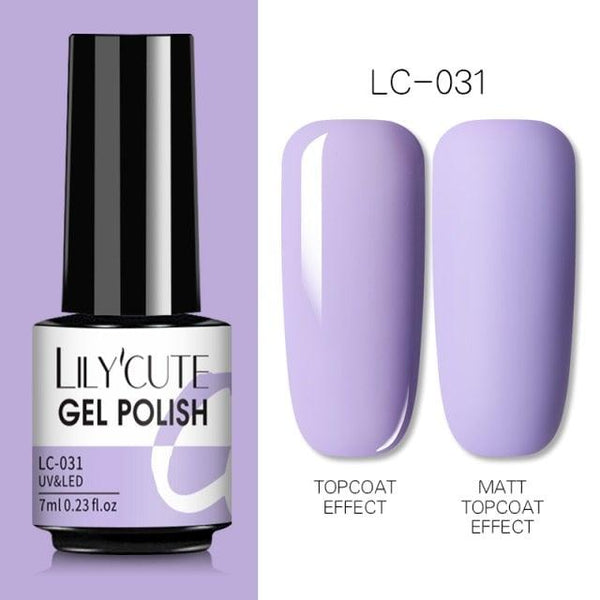 2022 New Fashion Purple Womens Nail Gel 7ml Permanent UV LED Base Matte Glossy Luxury Colorful Effect Nail Gel for Women and Girls