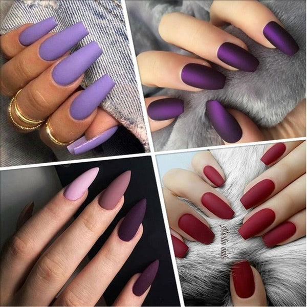 2022 New Fashion Purple Womens Nail Gel 7ml Permanent UV LED Base Matte Glossy Luxury Colorful Effect Nail Gel for Women and Girls