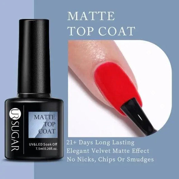 TREND Matte 7.5ML Nail Gel Polish Base Matte Coat UV LED Home Manicure Luxury Matte Design Luxury Nail Gel For Womens and Girls
