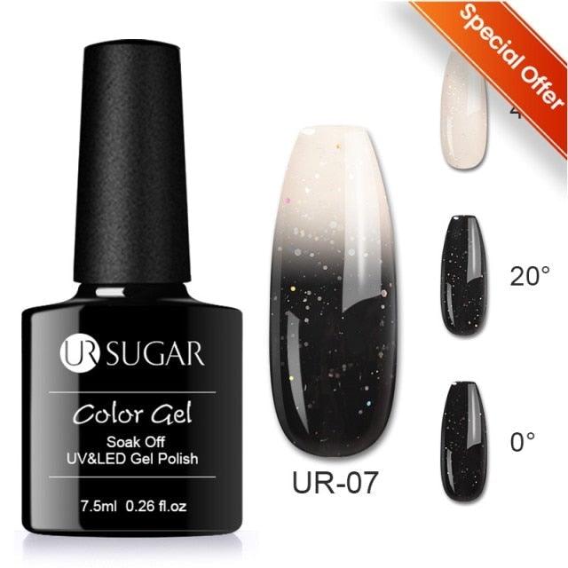 2022 NEW Purple Gel Nail Polish UV Color Changing Gel Nail Polish Stylish Three Layer Effect For Womens