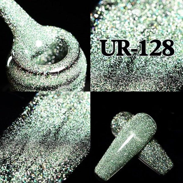 2022 New Reflective Glitter Nail Gel 8ml  Permanent UV/LED Glossy Effect Popular Diamond Nail Gel Design For Womens