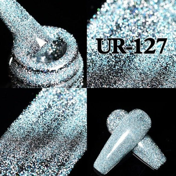 2022 New Reflective Glitter Nail Gel 8ml  Permanent UV/LED Glossy Effect Popular Diamond Nail Gel Design For Womens