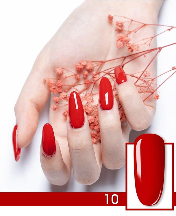 2022 New UV Glossy Nail Gel Polish Hybrid Permanent Manicure Design Luxury Colorful Effect For Women and Girls