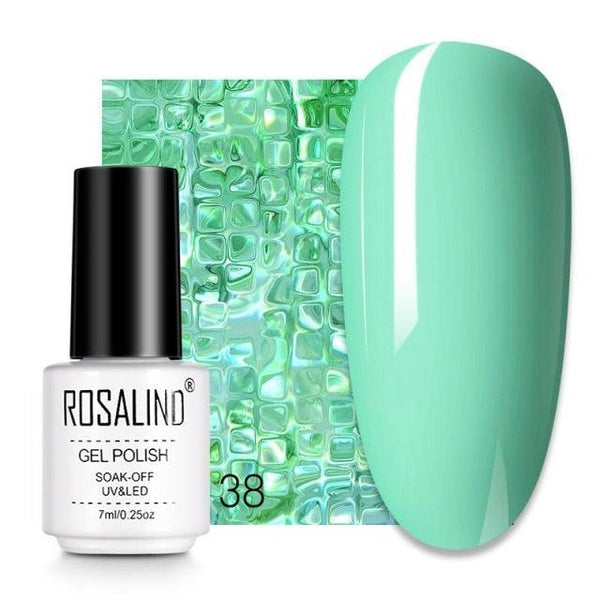 2022 New UV Glossy Nail Gel Polish Hybrid Permanent Manicure Design Luxury Colorful Effect For Women and Girls