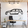 2022 Golf GTI Metal Car Wall Art - MT0787 - 19.3" - 49 cm