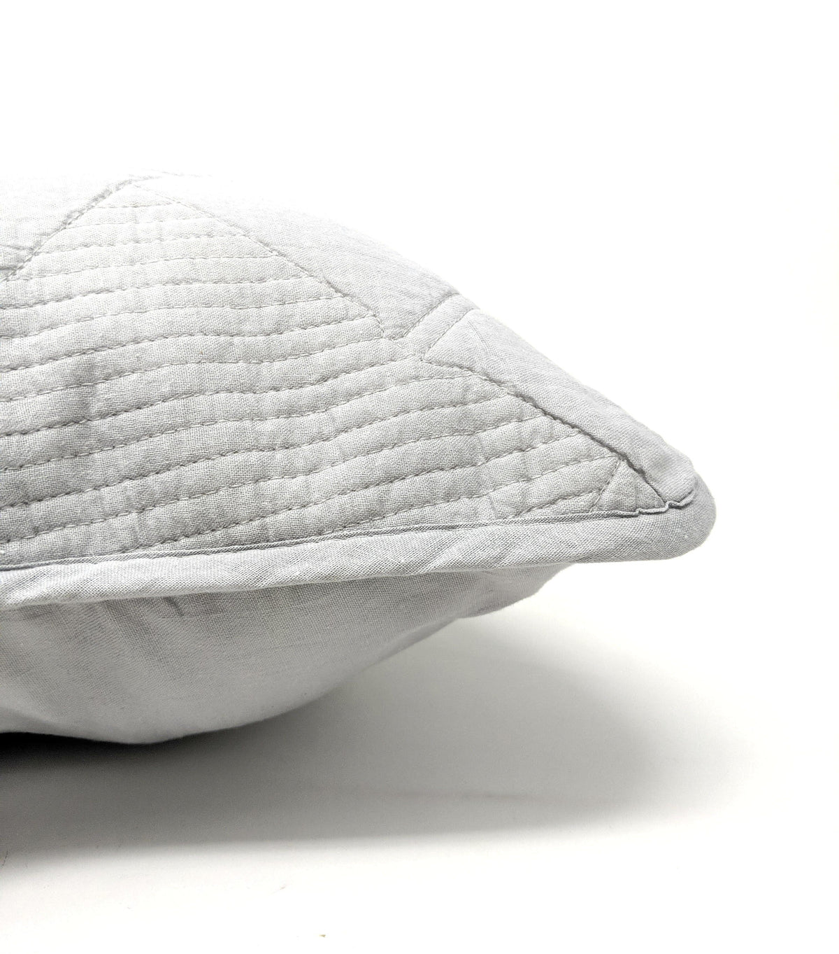 Tache Cotton Light Grey Silver Soothing Pastel Cushion Covers / Euro Sham (JHW-862)