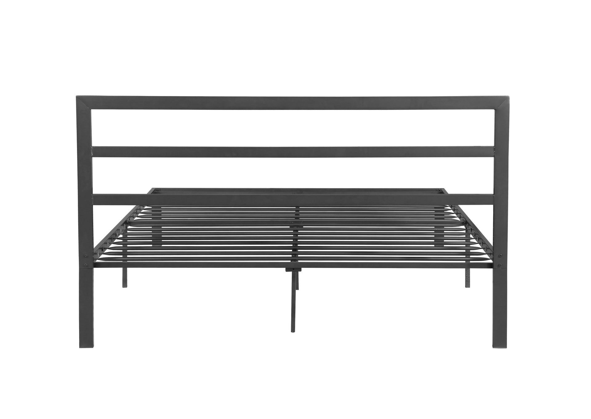 Queen Size Metal Bed Frame with Headboard