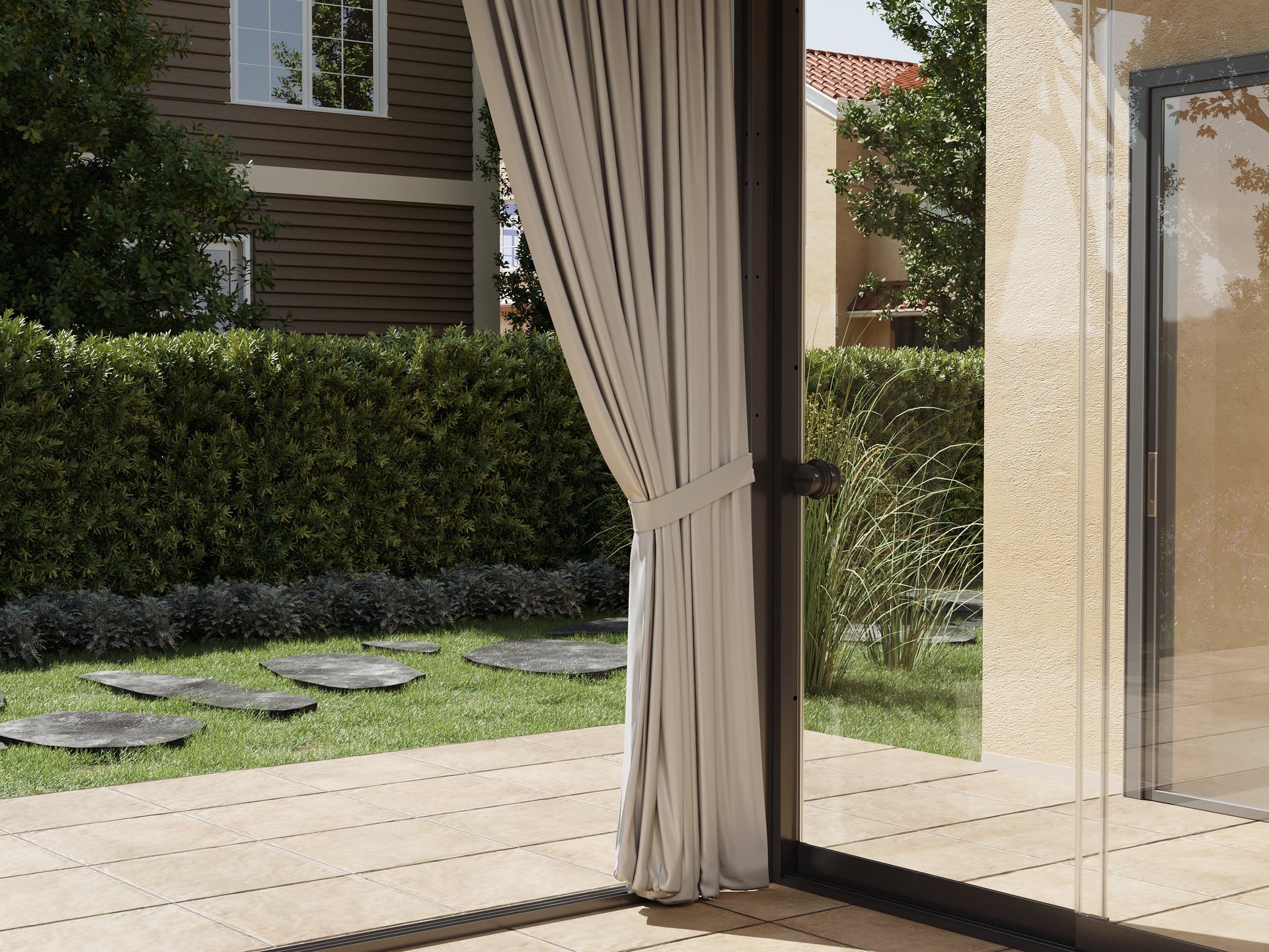 Curtain for Glass Door