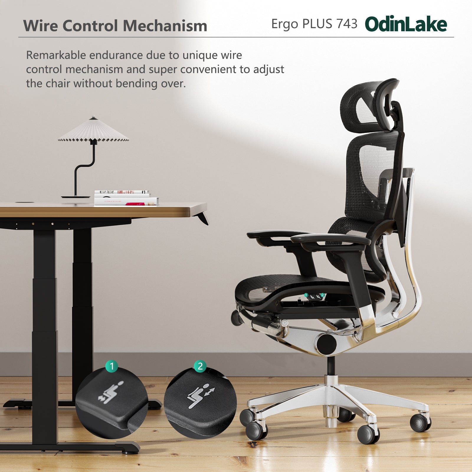 OdinLake O1 (Ergo PLUS 743) | Flex Mesh Ergonomic Chair