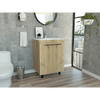 Khari 24" Floor Cabinet, Double Door, Two Shelves - Light