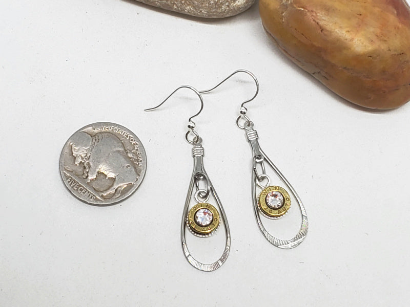 Petite Teardrop 25 Auto Bullet Earrings