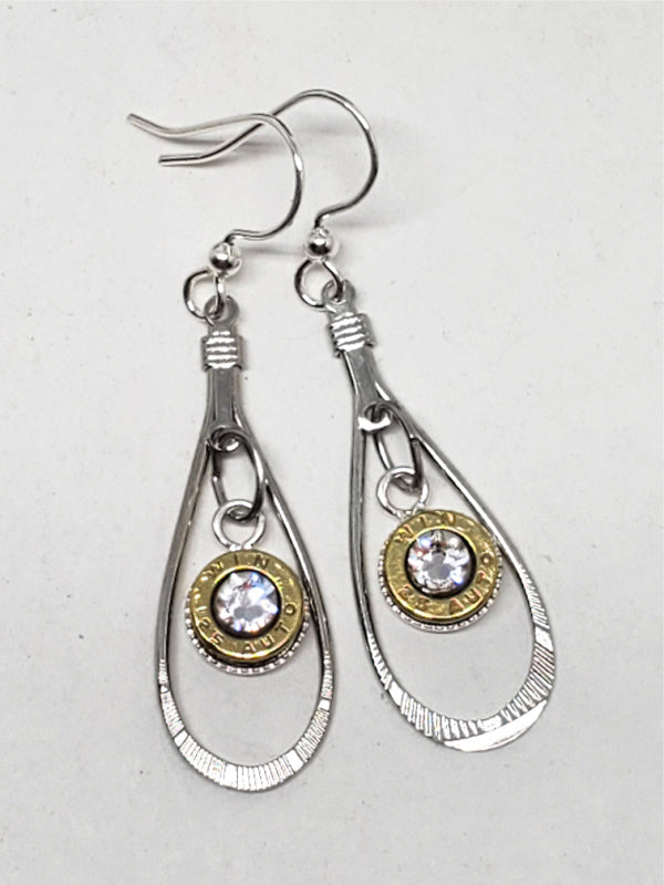 Petite Teardrop 25 Auto Bullet Earrings