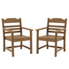 Patio Dining Chair with Armset Set of 2