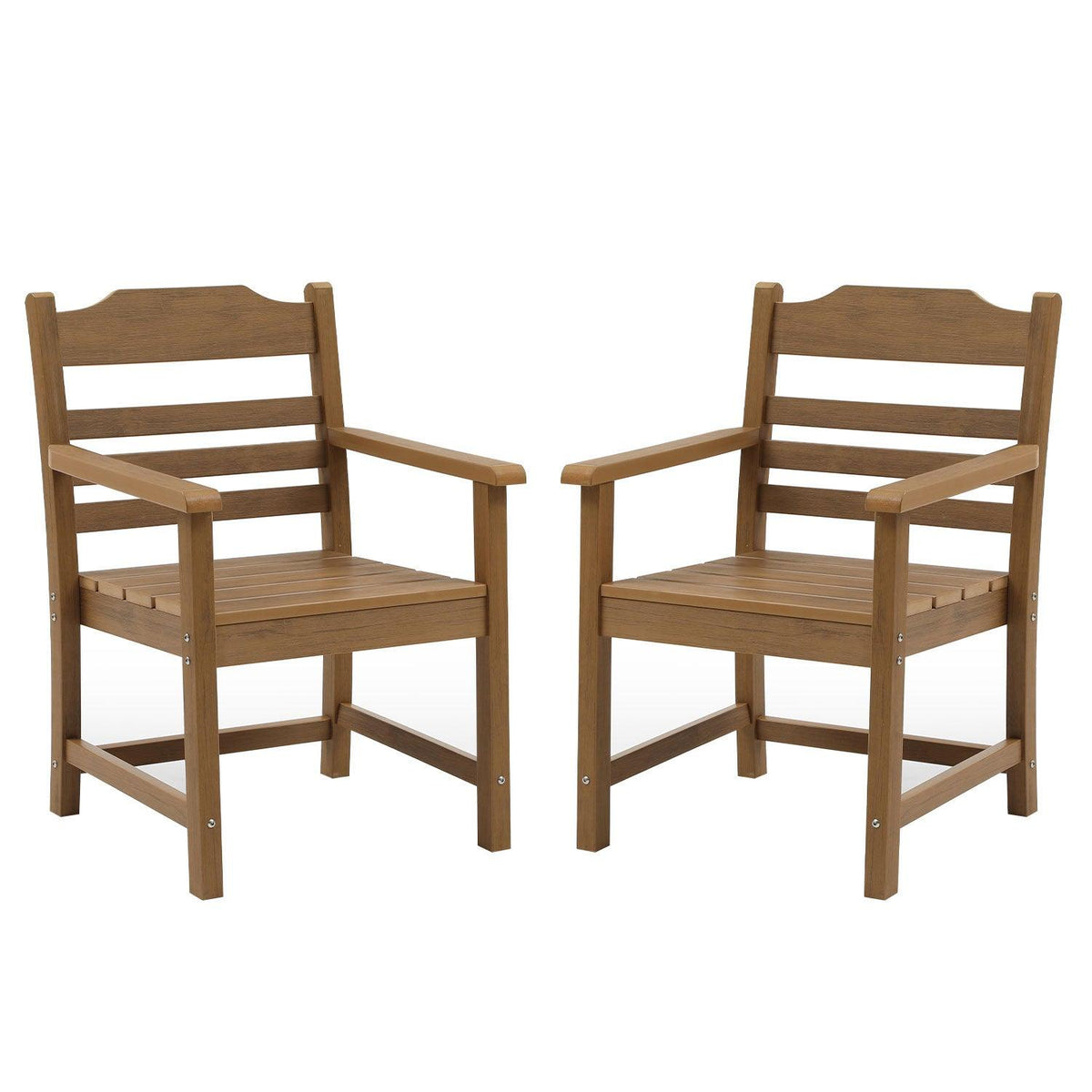Patio Dining Chair with Armset Set of 2