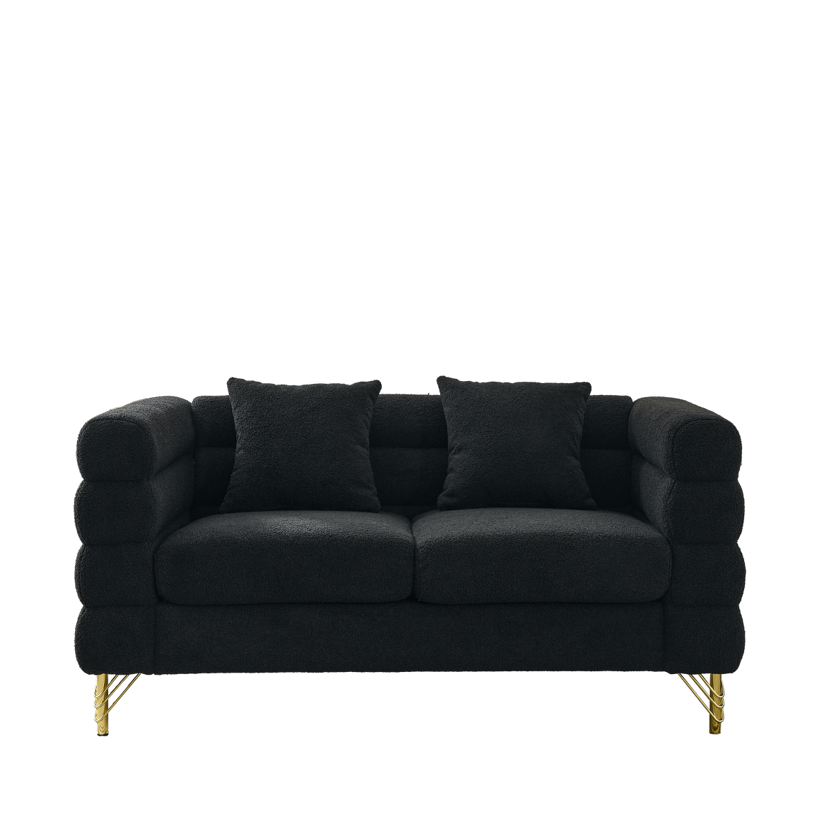 60-Inch Oversized 2-Seater Sectional Sofa