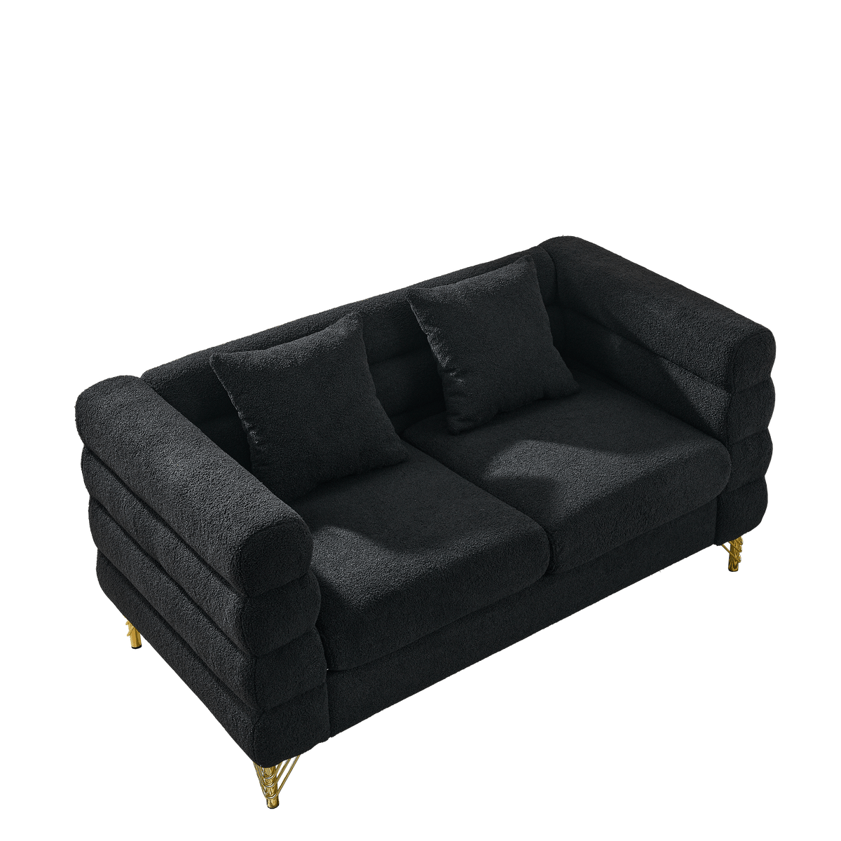 60-Inch Oversized 2-Seater Sectional Sofa