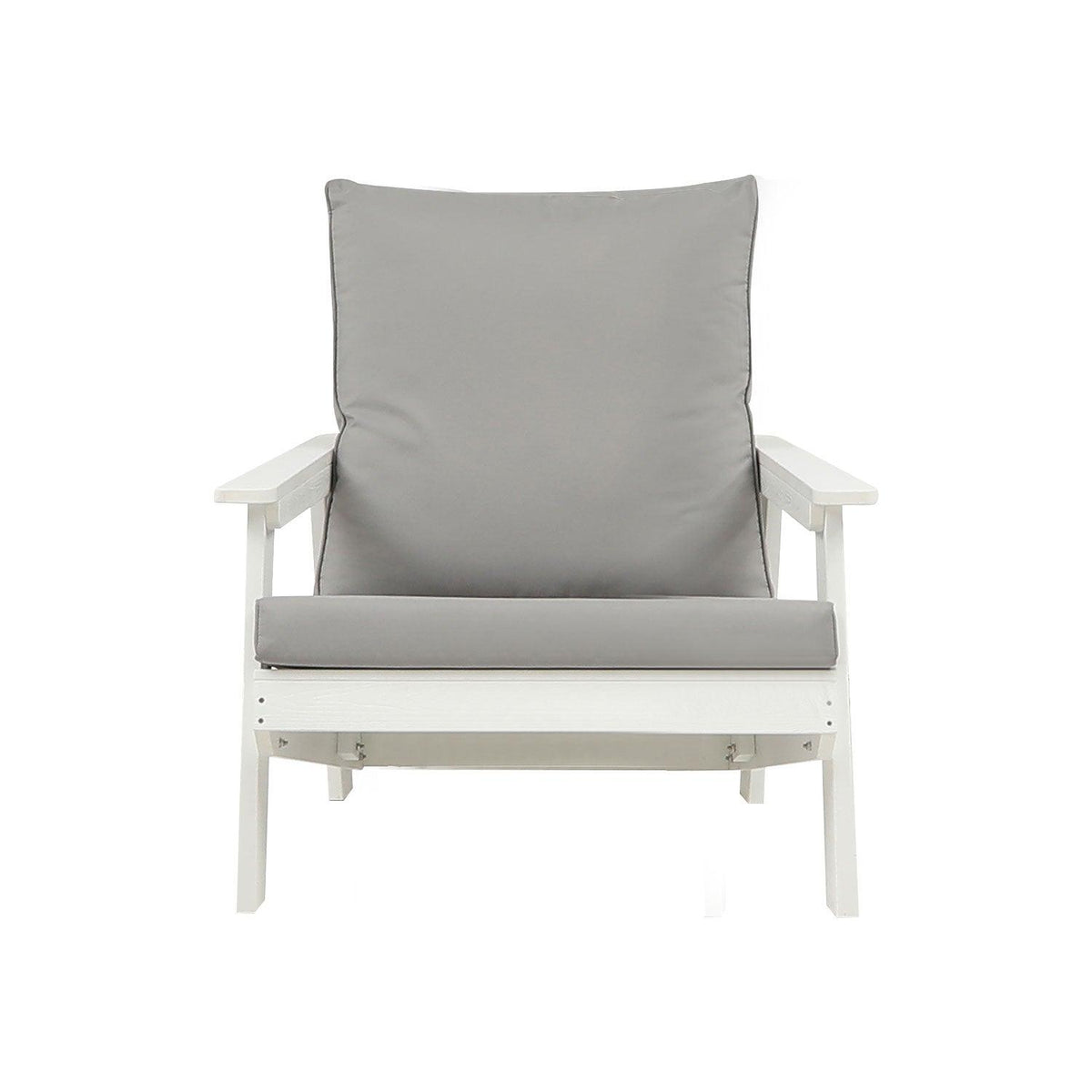 HIPS All-Weather Outdoor Single Sofa with Cushion