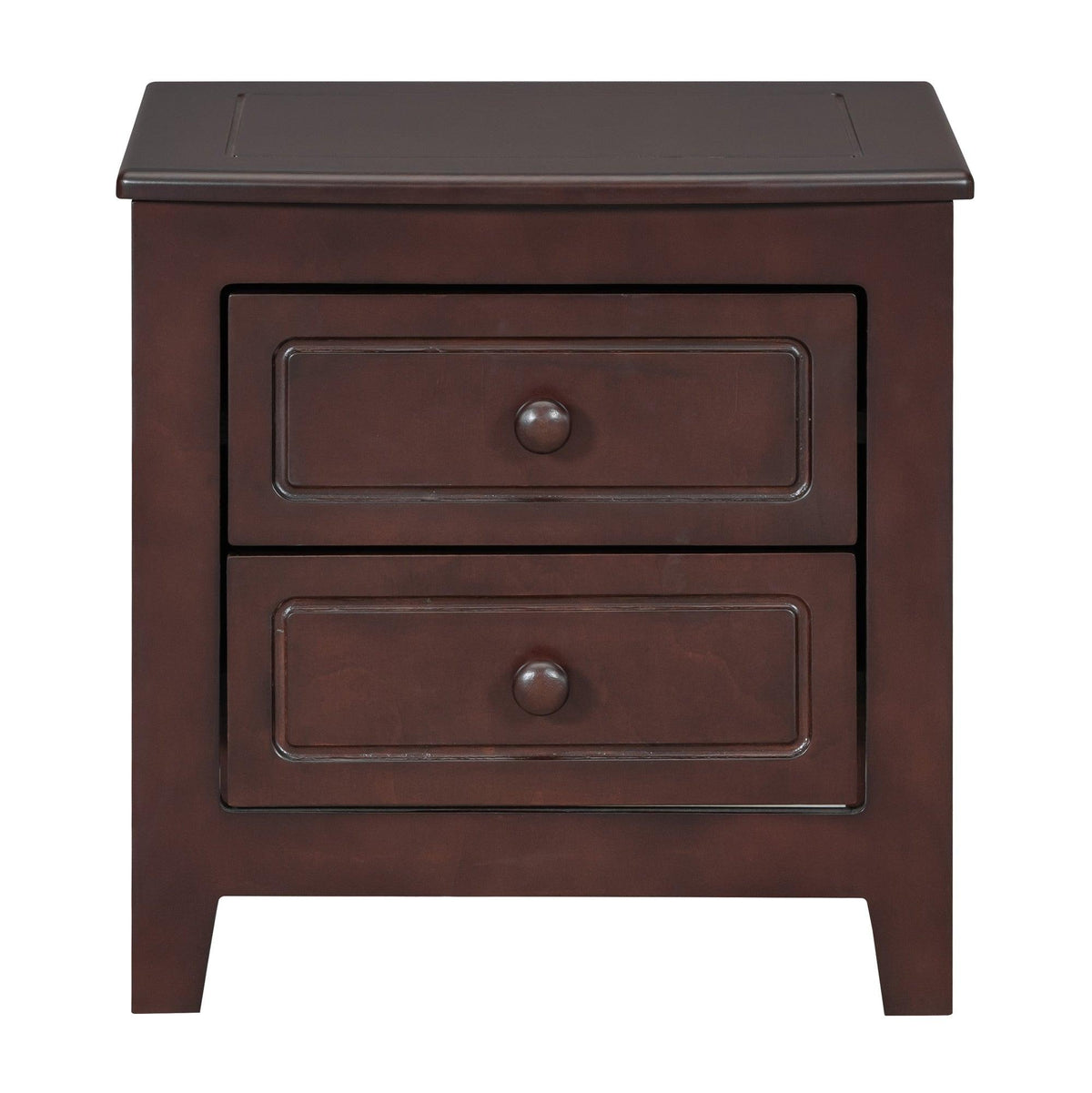 2-Drawer Nightstand for Bedroom