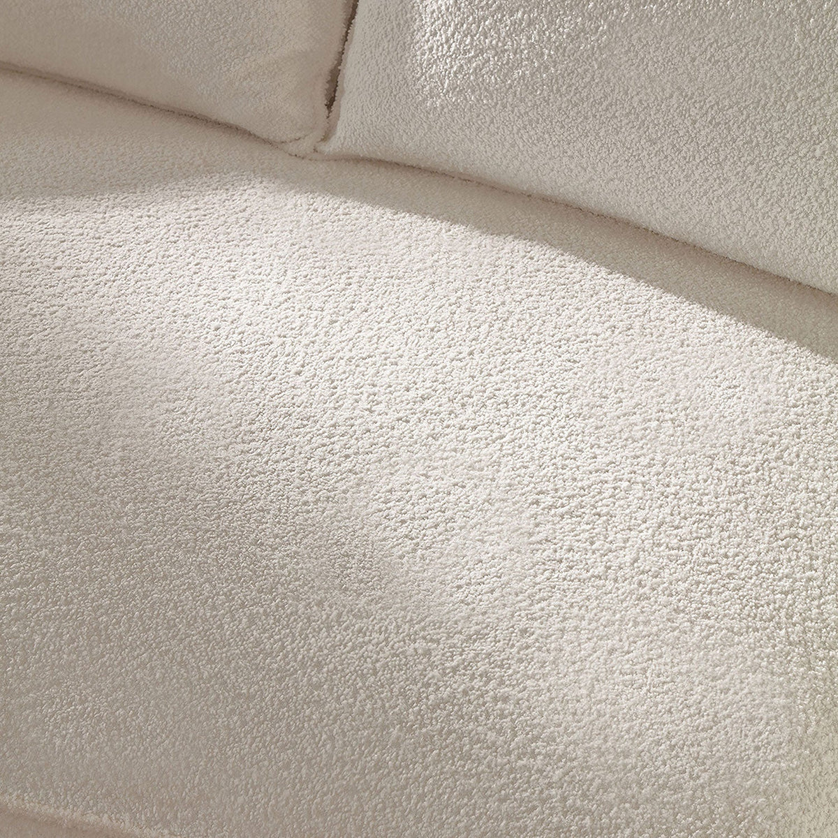 Curved Sofa with Ingenious Shape Beige