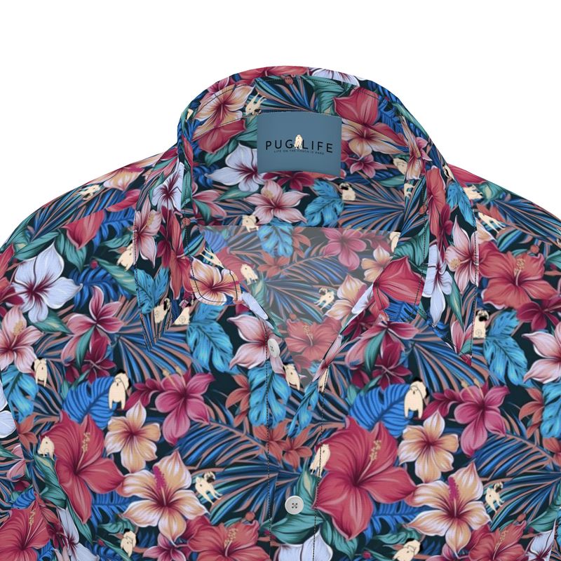 All the Pug Butts Aloha Camp Shirt