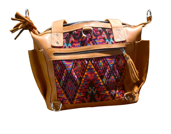 Handmade Guatemalan Backpack Shoulder Bag