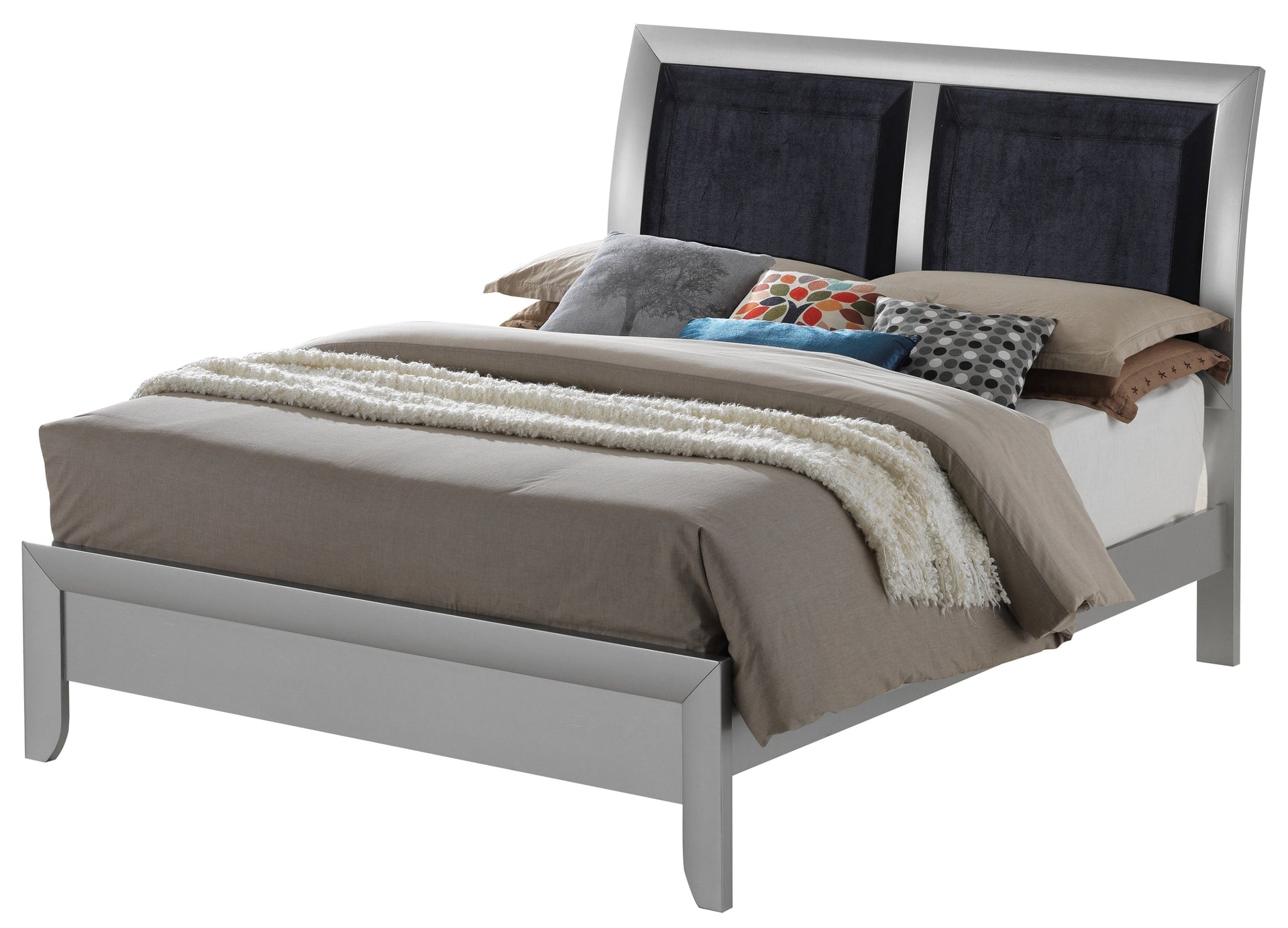 Elegant Contemporary King Bed