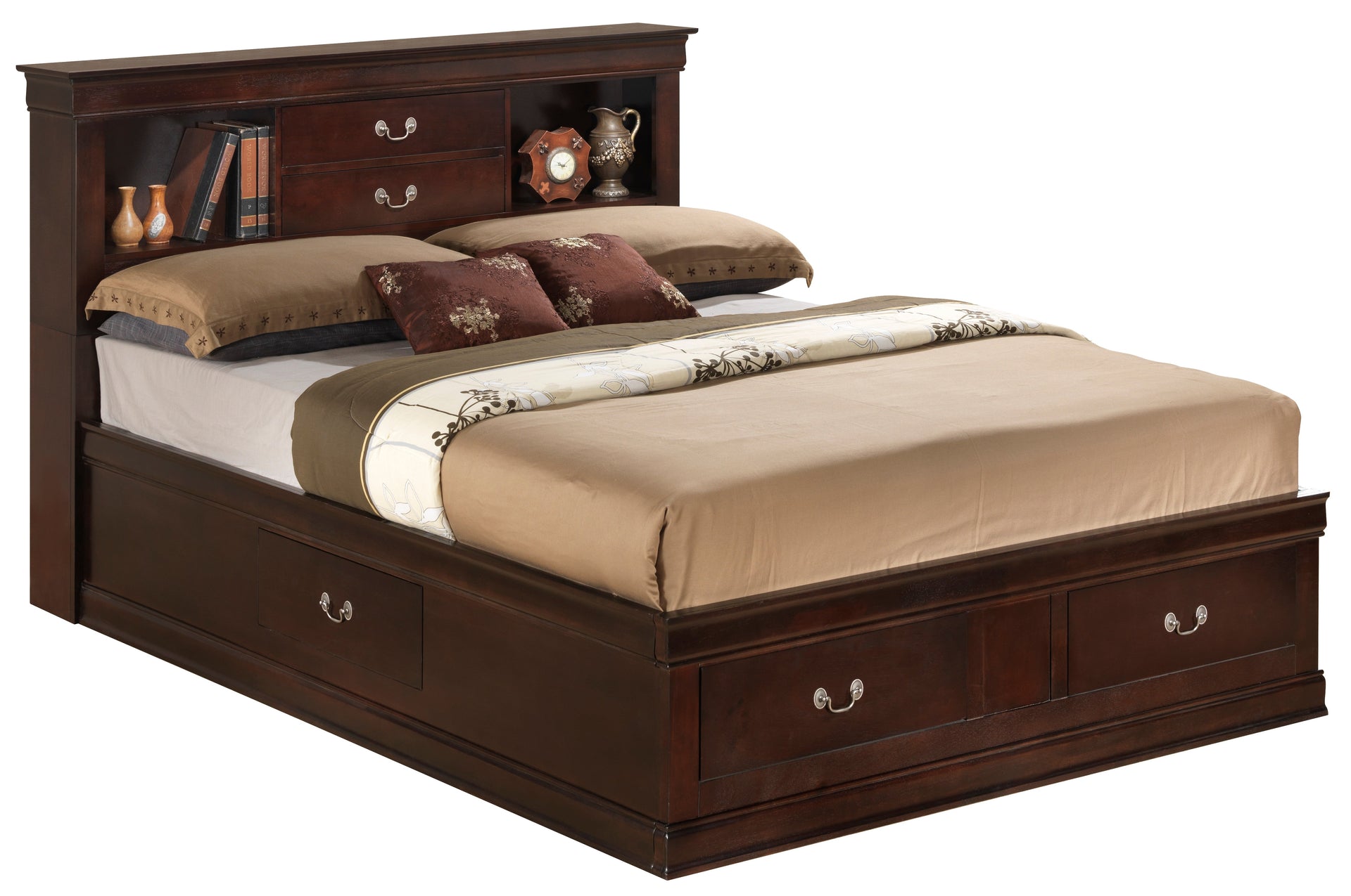 Louis Phillipe G3125B-QSB Queen Storage Bed