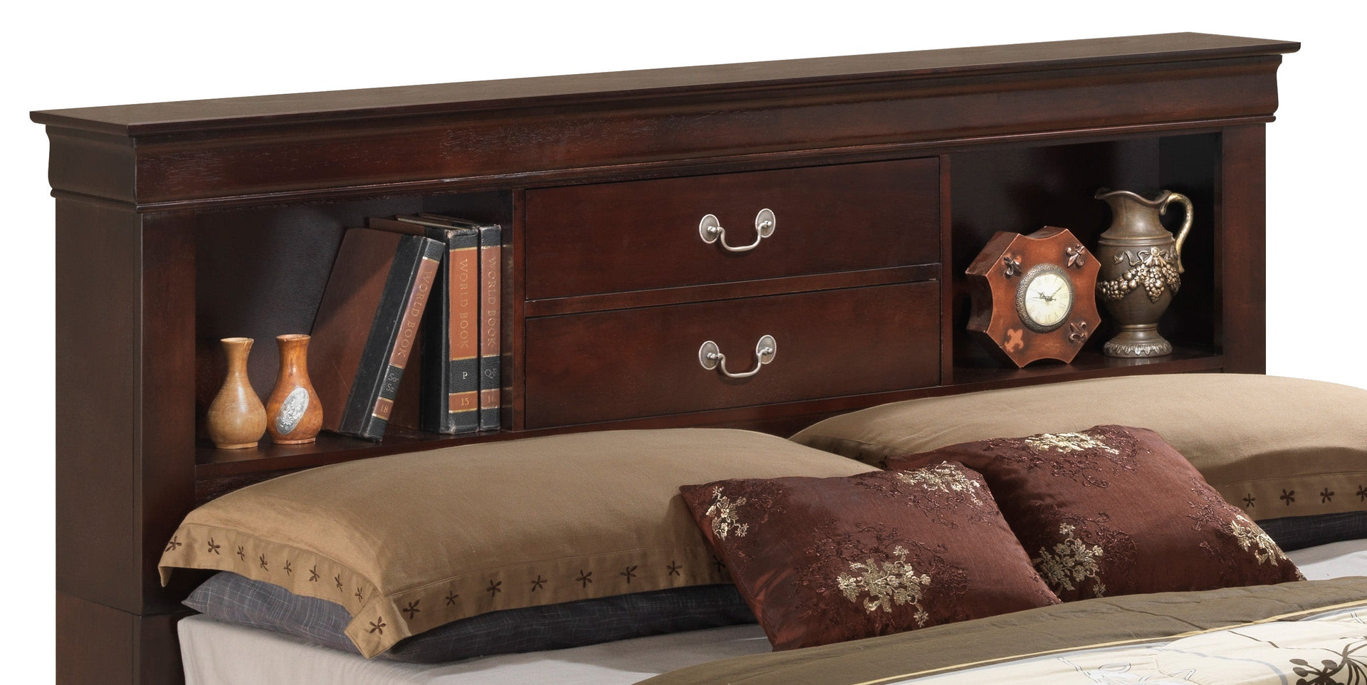 Louis Phillipe G3125B-QSB Queen Storage Bed