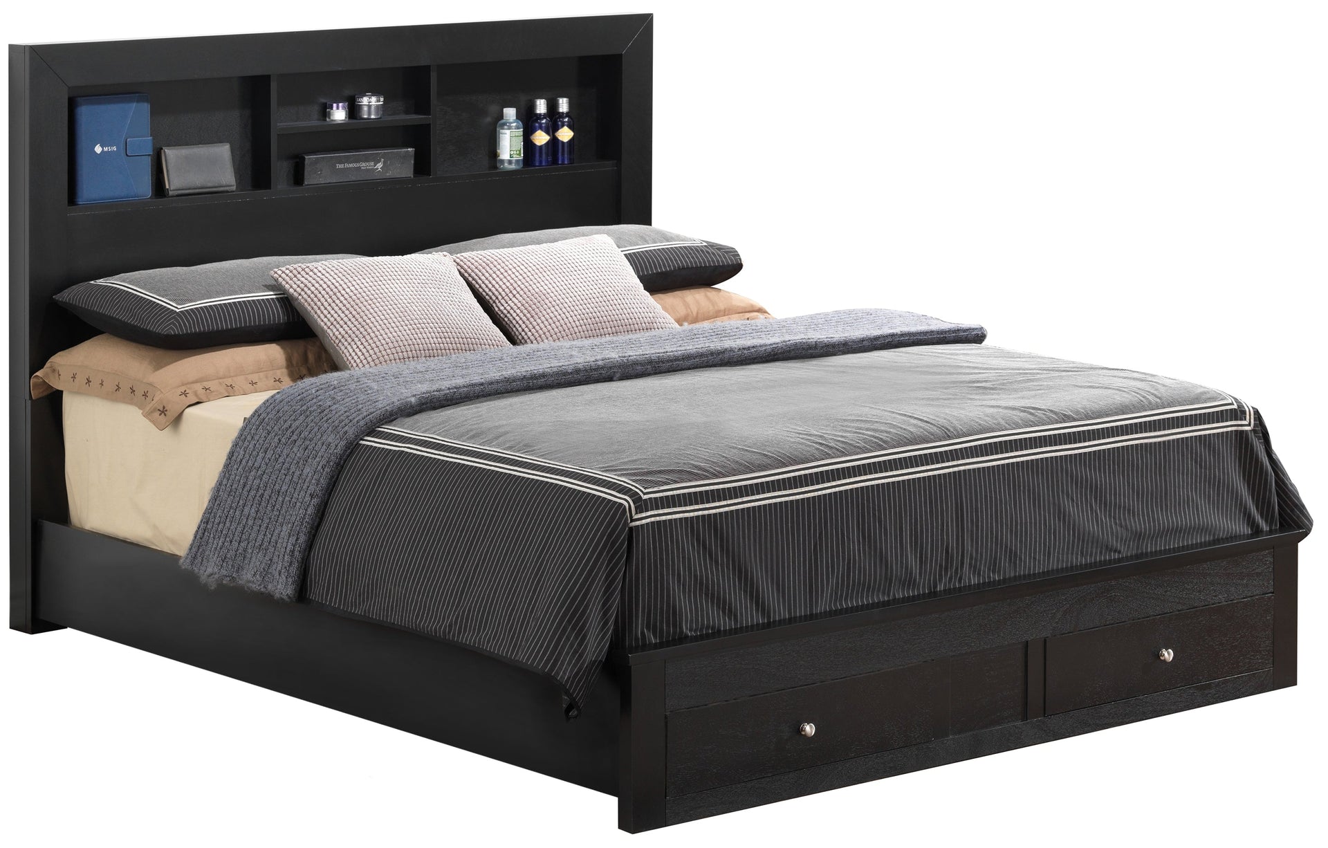Versatile Full Storage Bed In Sleek