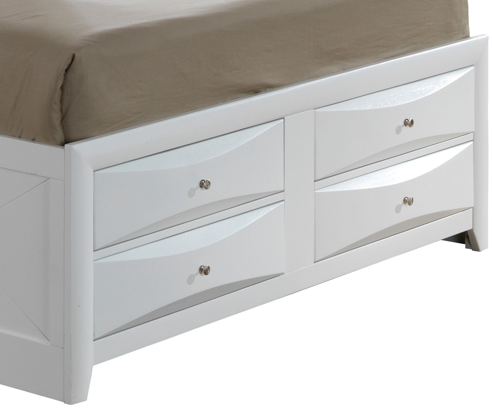 Contemporary Full Storage Bed