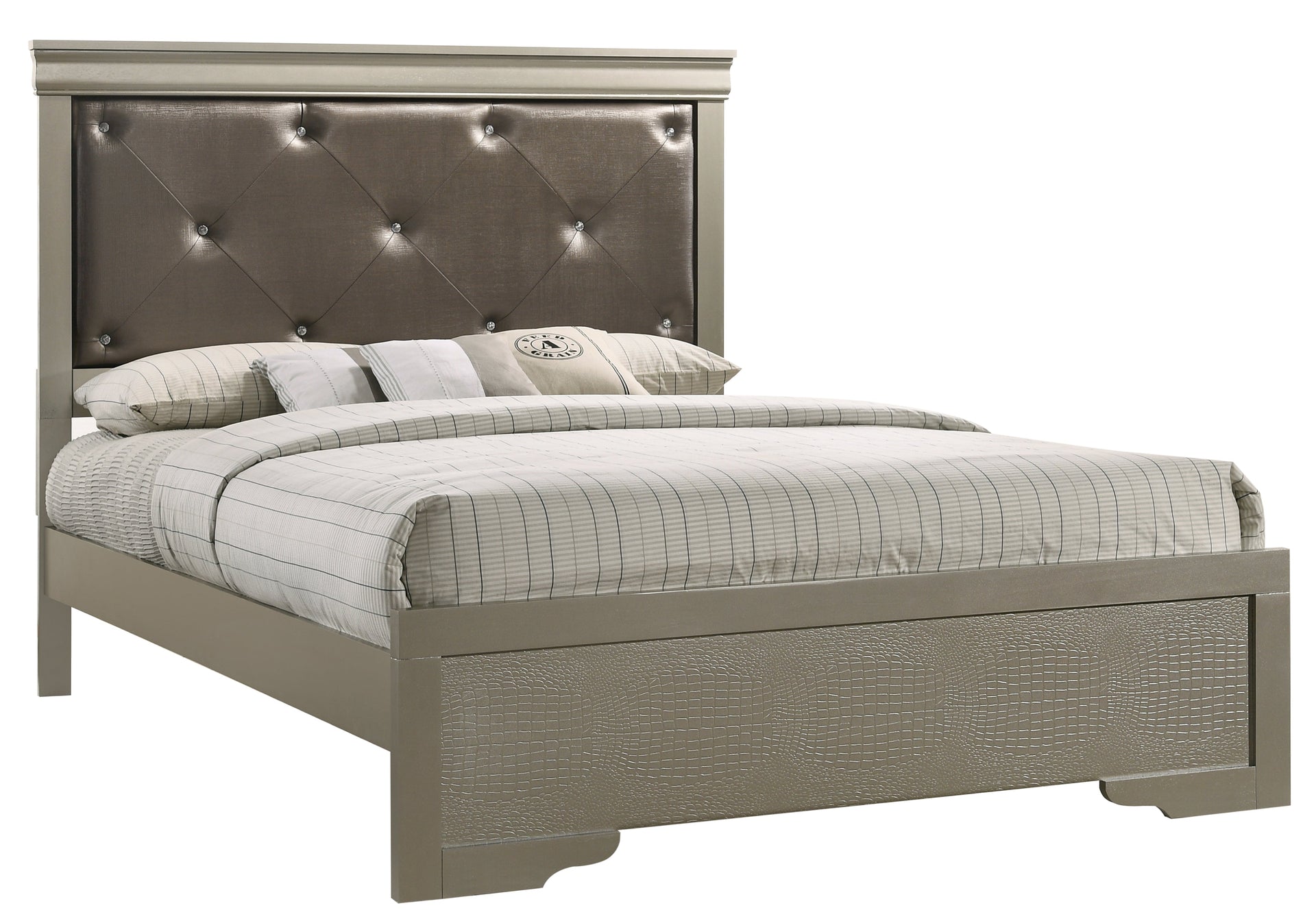 Elegantly Designed Transitional Queen Bed