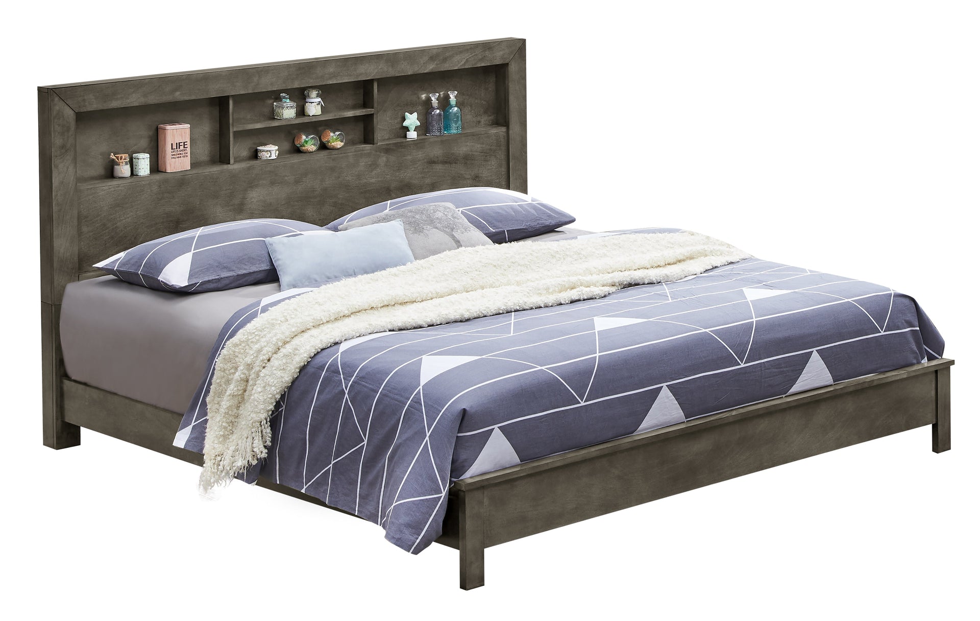Elegant Transitional Bed Frame