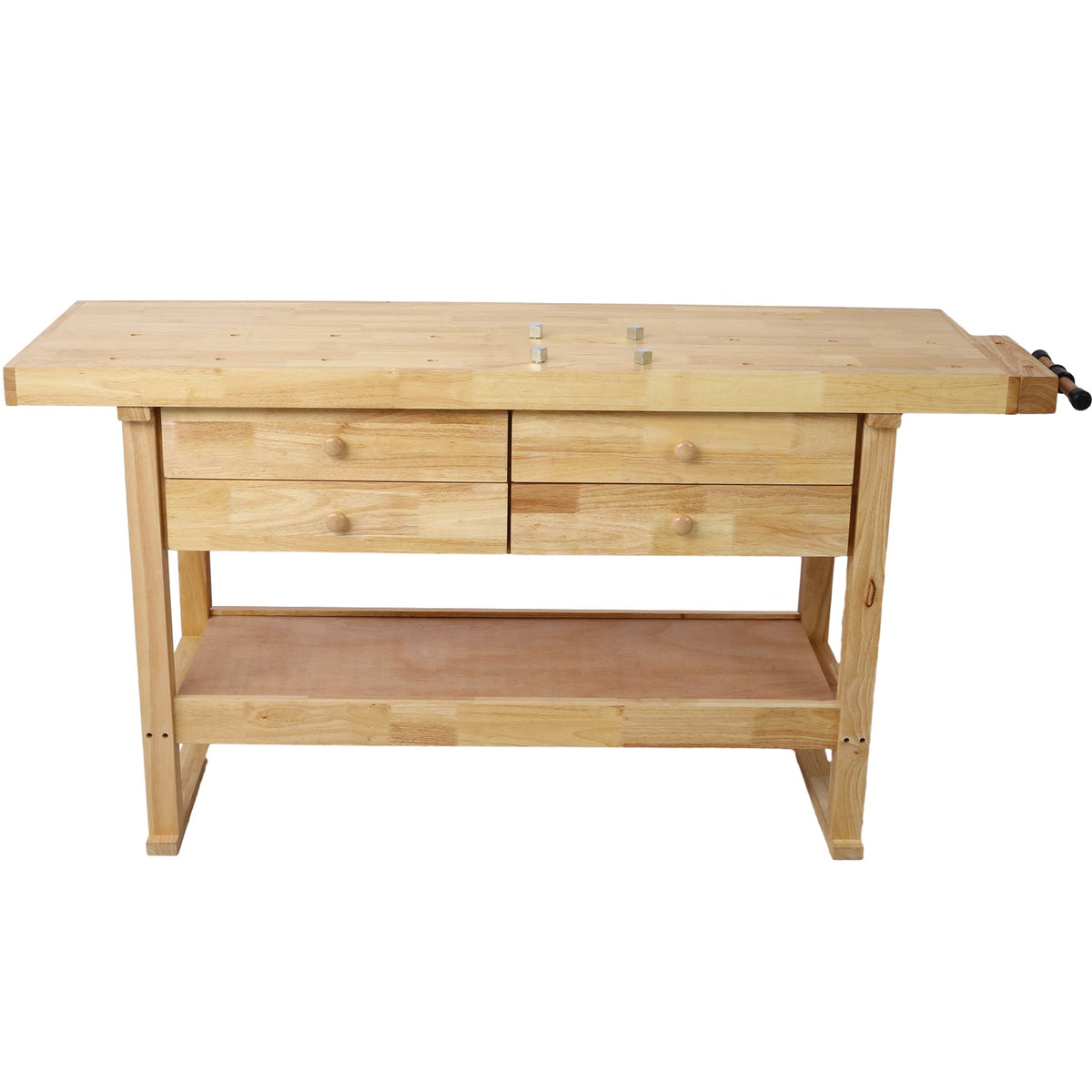 60in Workbench with 4 Drawers and Bar Clamps Set