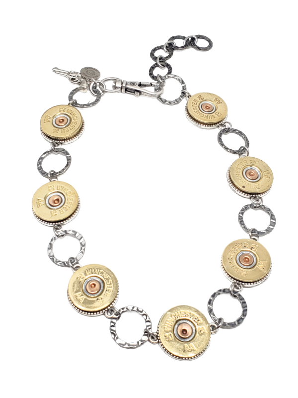 20 Gauge Silver Boot Bracelet