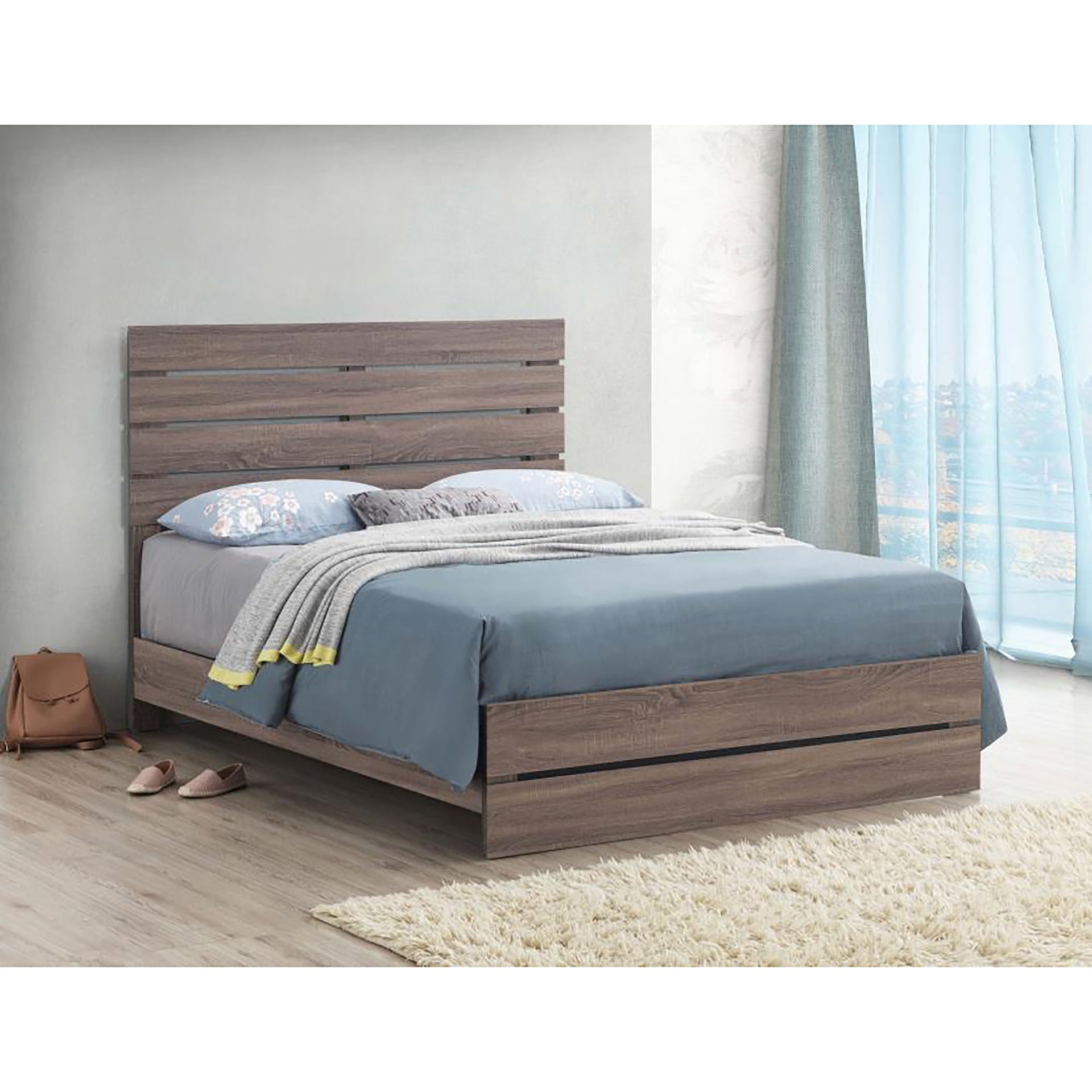 Barrel Platform Bed