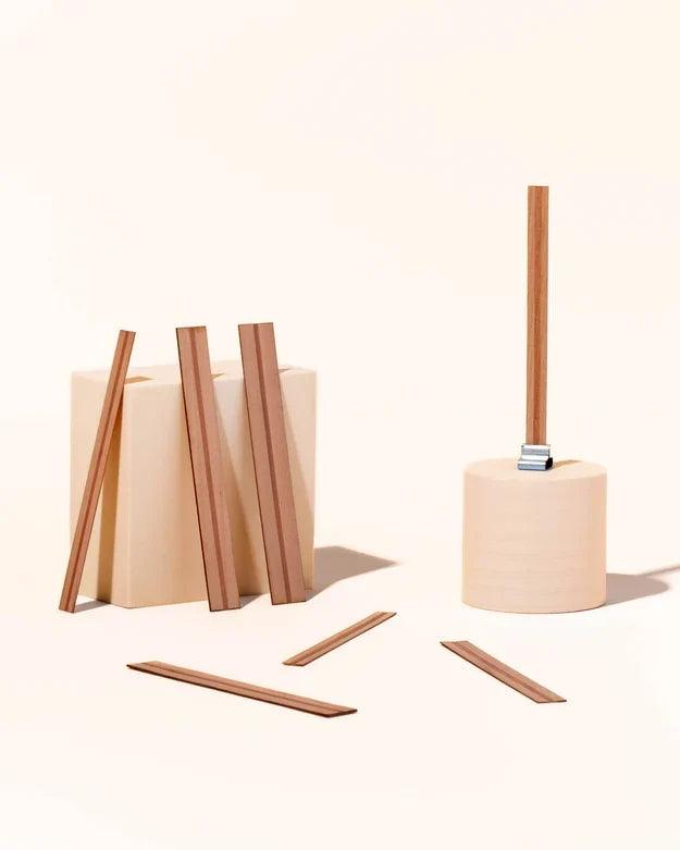natural crackling wood wicks