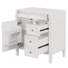 30" Bathroom Vanity without Top Sink - White