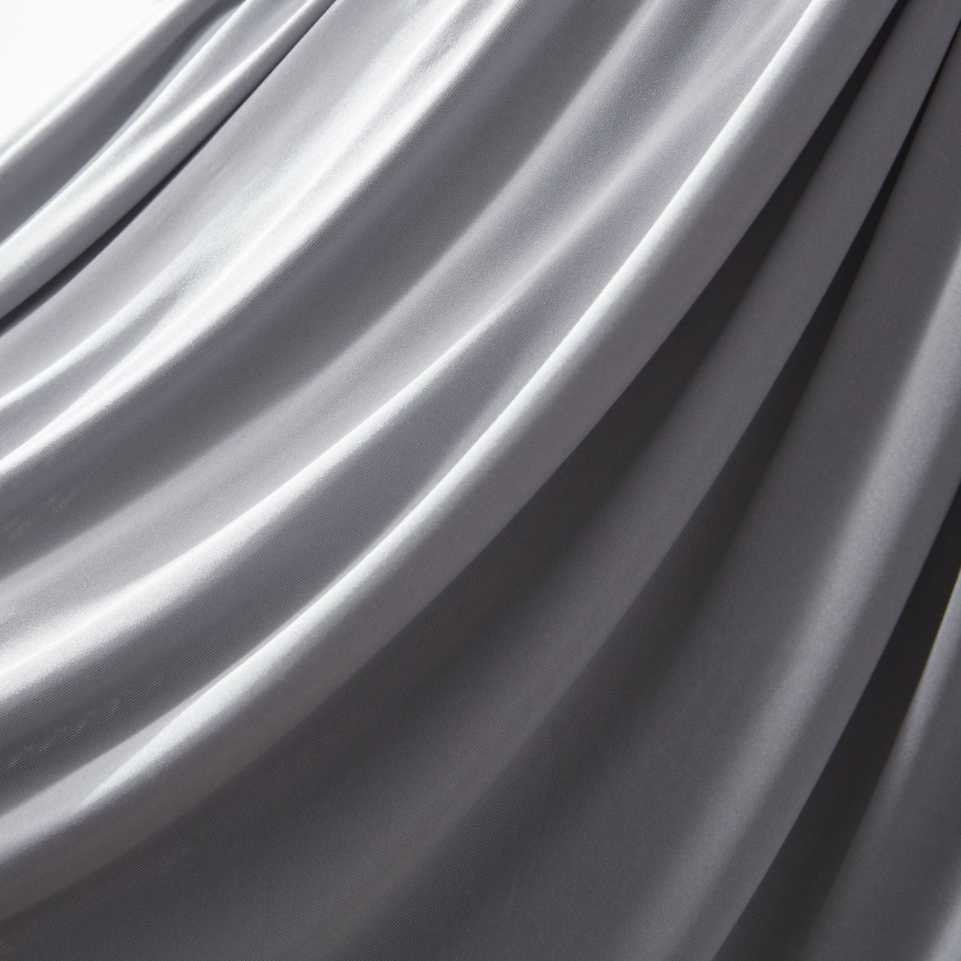 100% Microfiber Jersey Knit Sheet Set with Pillowcase-Gull Grey Sleep Zone