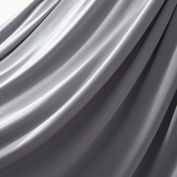 100% Microfiber Jersey Knit Sheet Set with Pillowcase-Gull Grey Sleep Zone