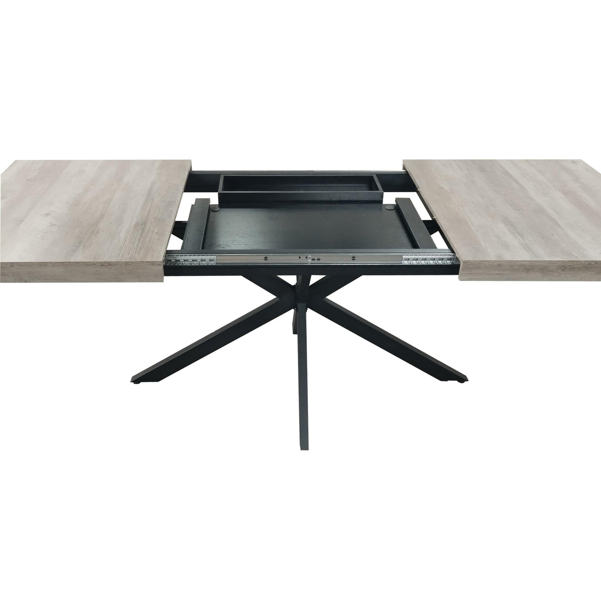 Retro Rectangular Stretch Dining Table