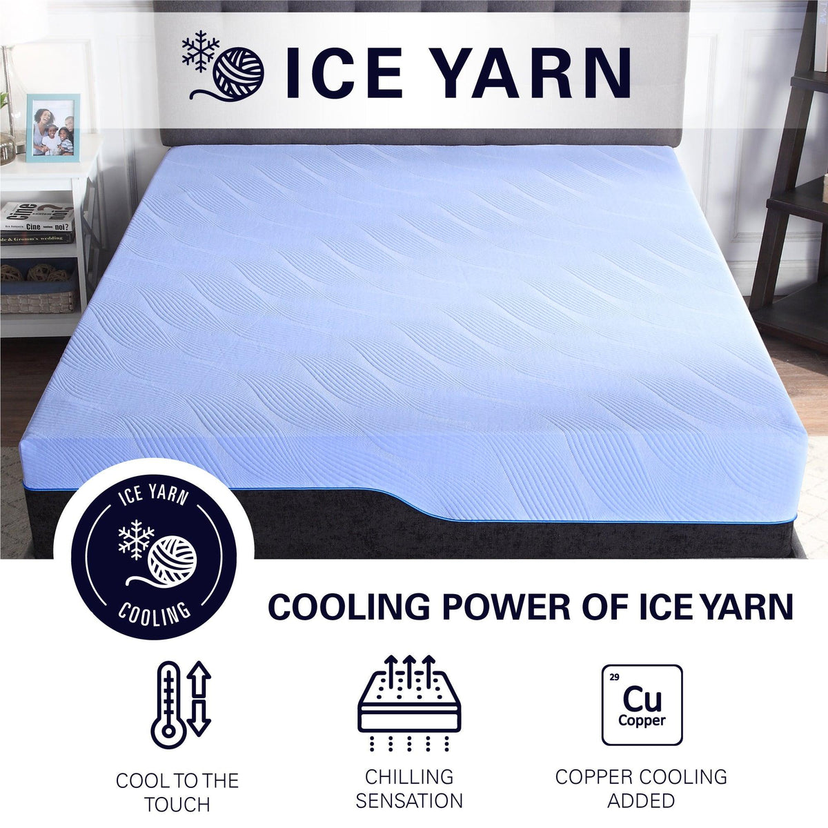 Bridgevine Home 12 Inch Refresh Hybrid Kids Mattress