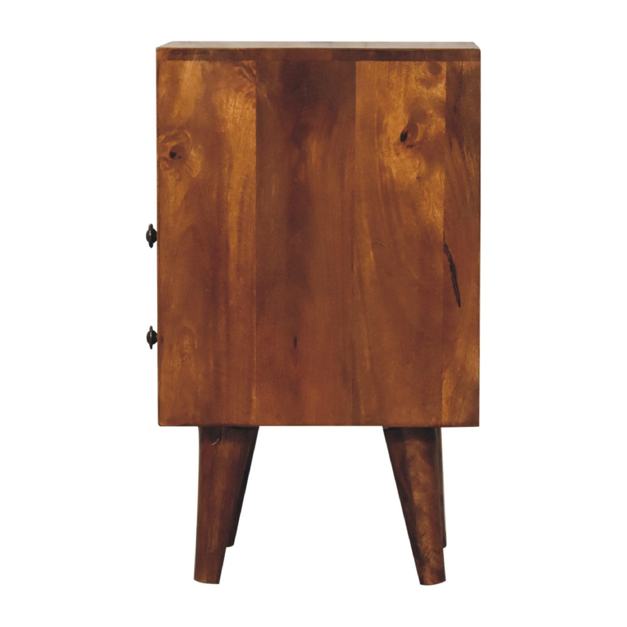 Solid Wood Mini Classic Chestnut Bedside Table