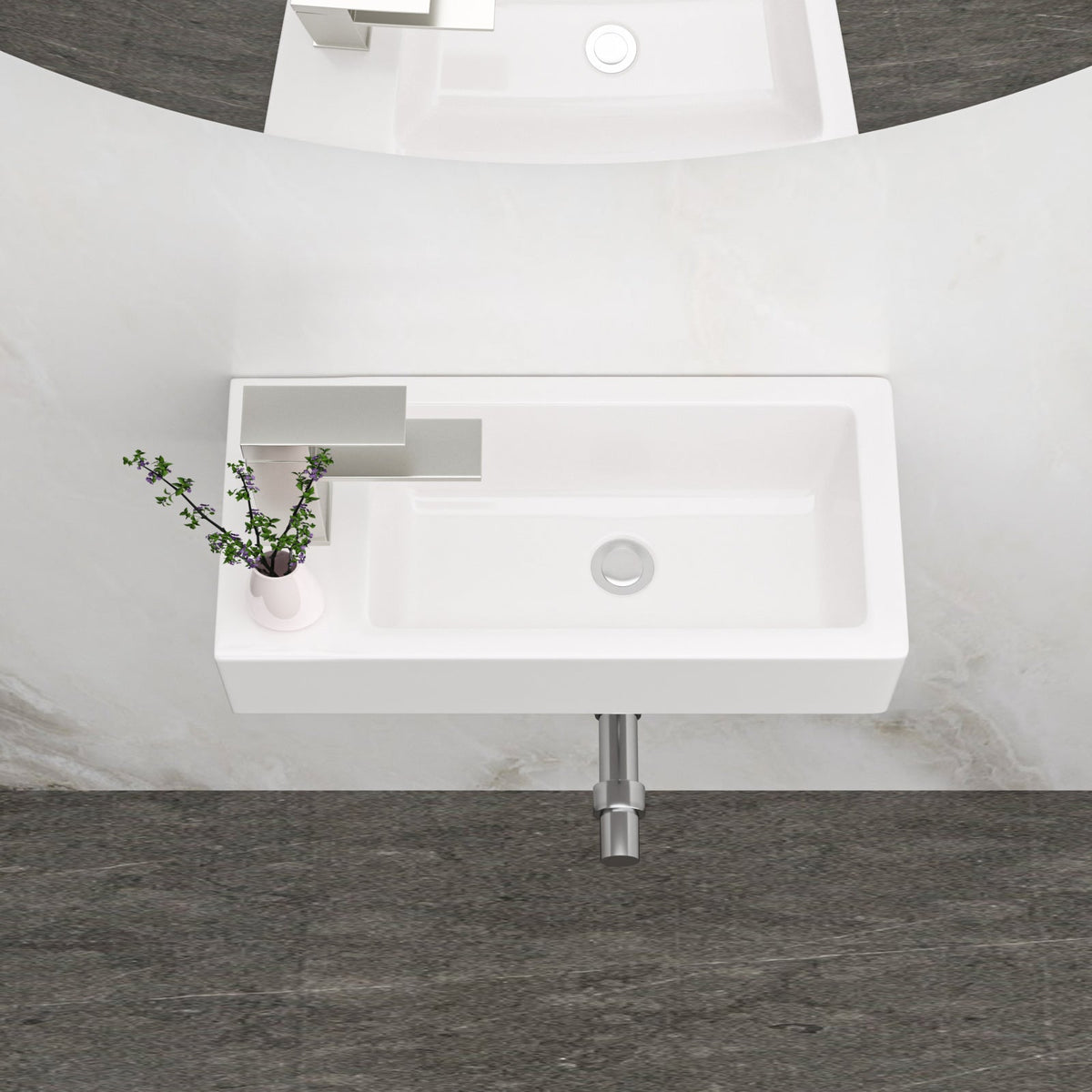 Premium Wall Mounted Ceramic Bathroom Sink