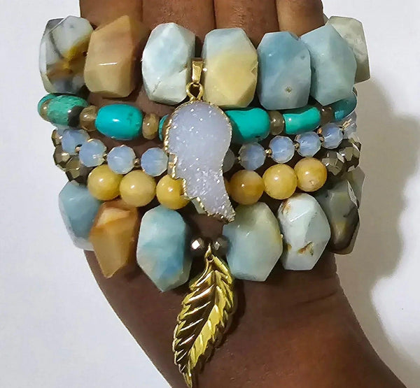 Amazonite Bracelet Set - Gifts for You 'n Me