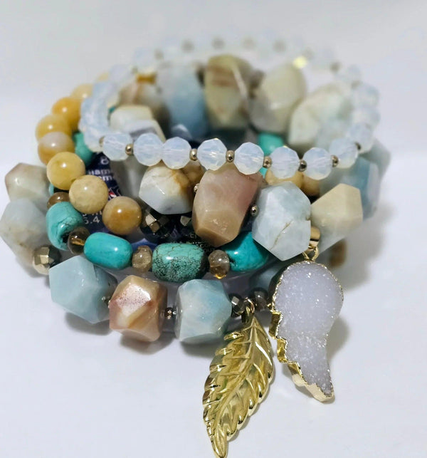 Amazonite Bracelet Set - Gifts for You 'n Me