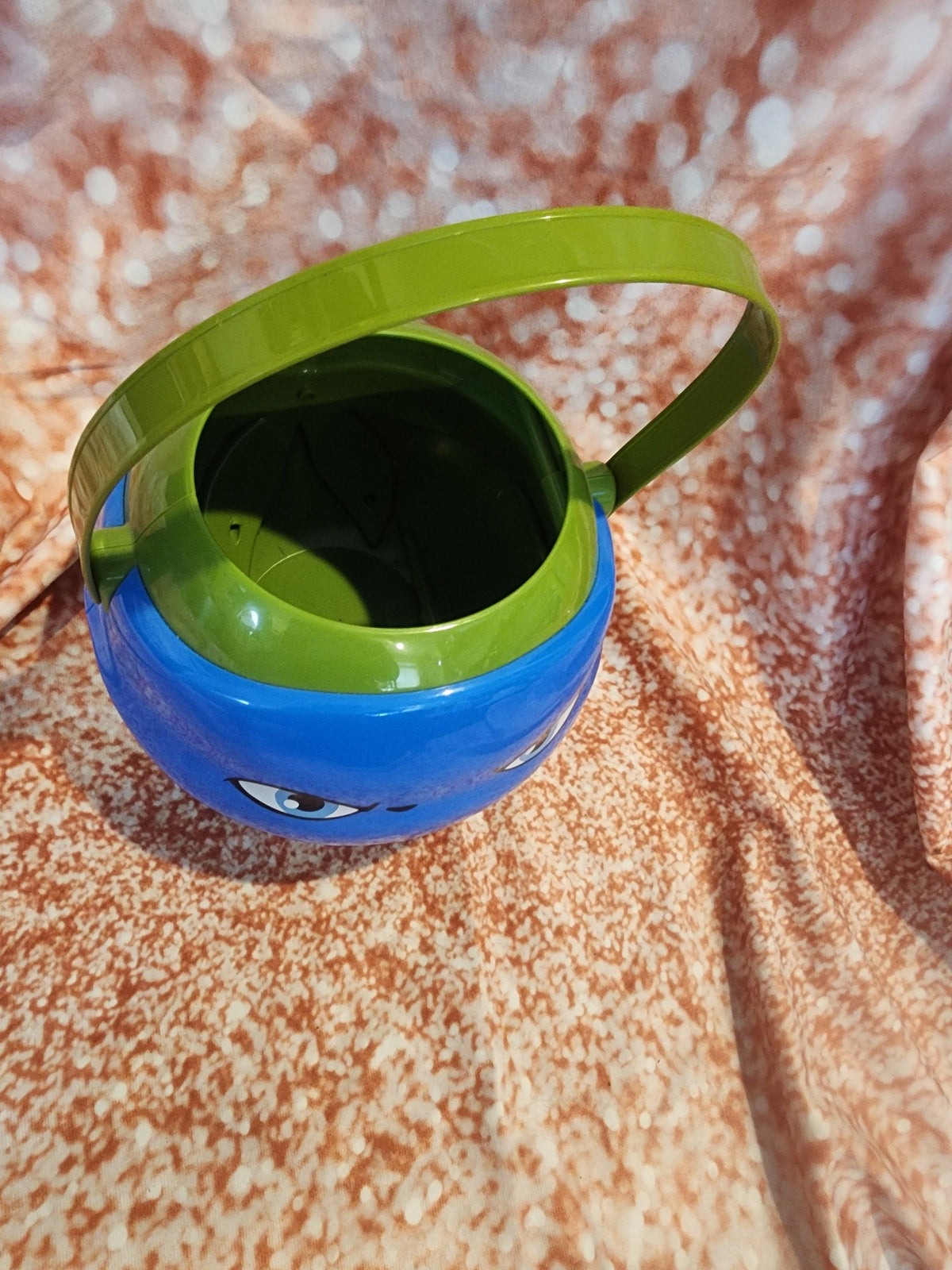 Leonardo TMNT Teenage Mutant Ninja Turtle Viacom  Candy Carry Bucket  Halloween