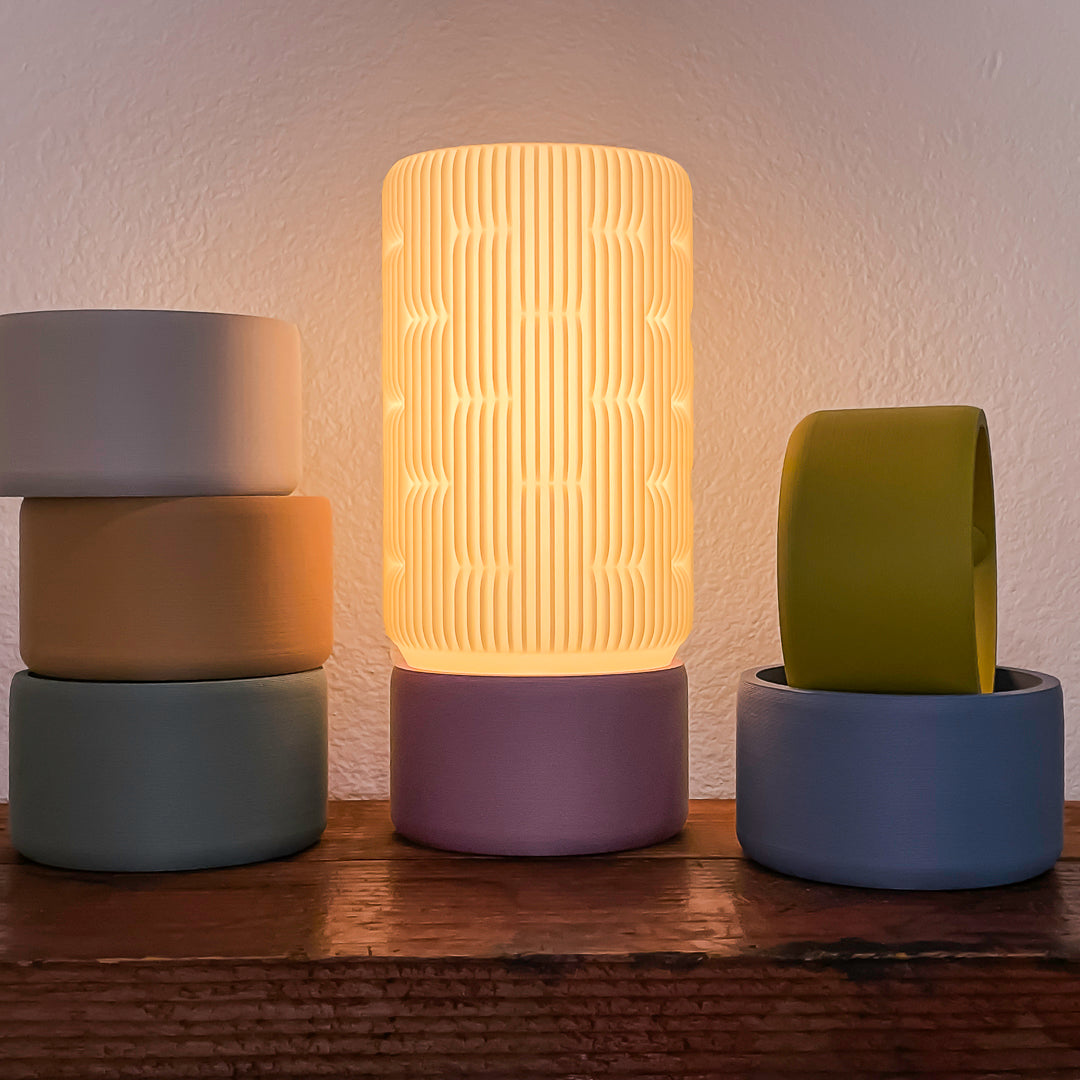 Liunk Table Lamp - Muted Purple Terra Labs